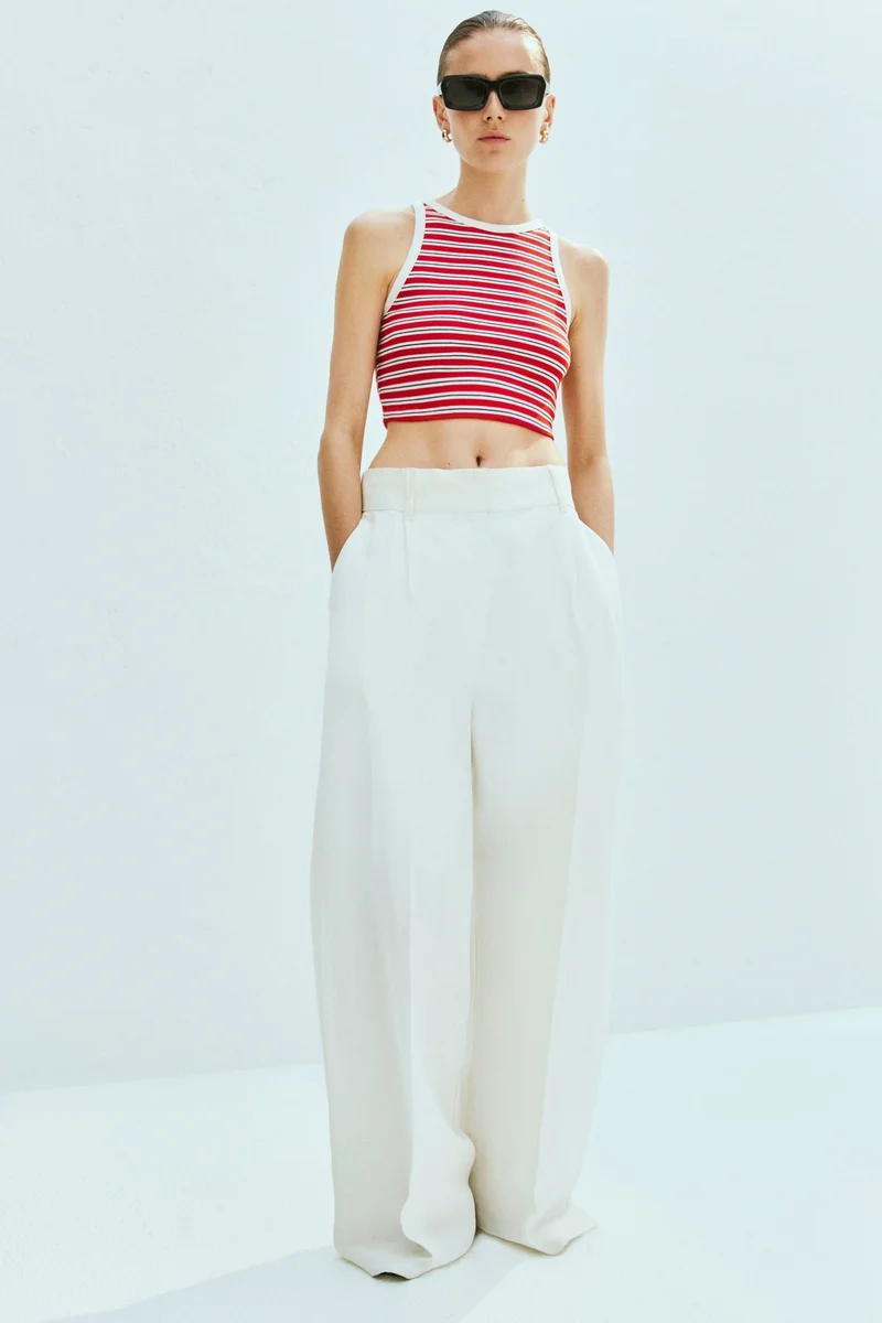 H&M Cropped vest top